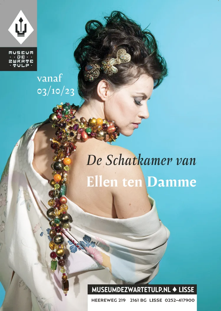 Poster Museum de Zwarte Tulp - De Schatkamer van Ellen ten Damme
